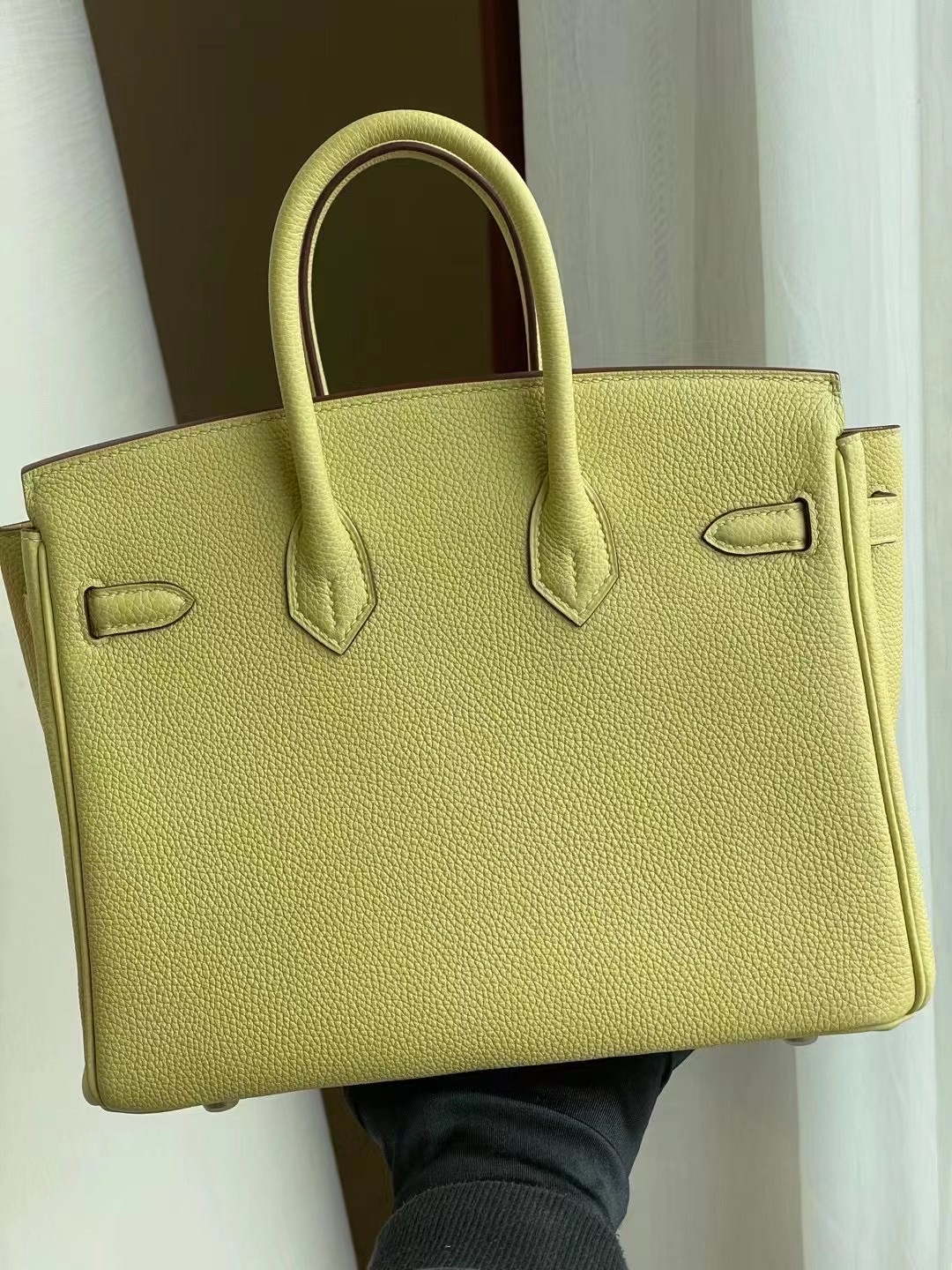 San Francisco USA Hermes Birkin 25 Togo 1Z 小雞黃 jaune poussin 金扣