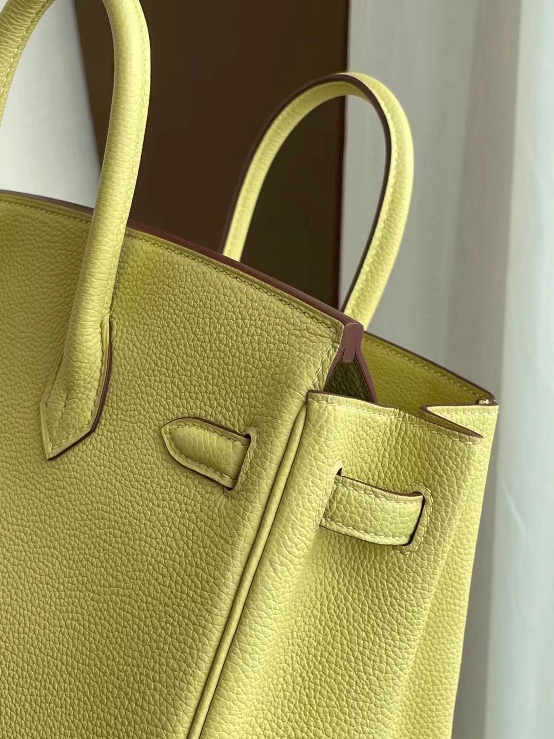 San Francisco USA Hermes Birkin 25 Togo 1Z 小雞黃 jaune poussin 金扣