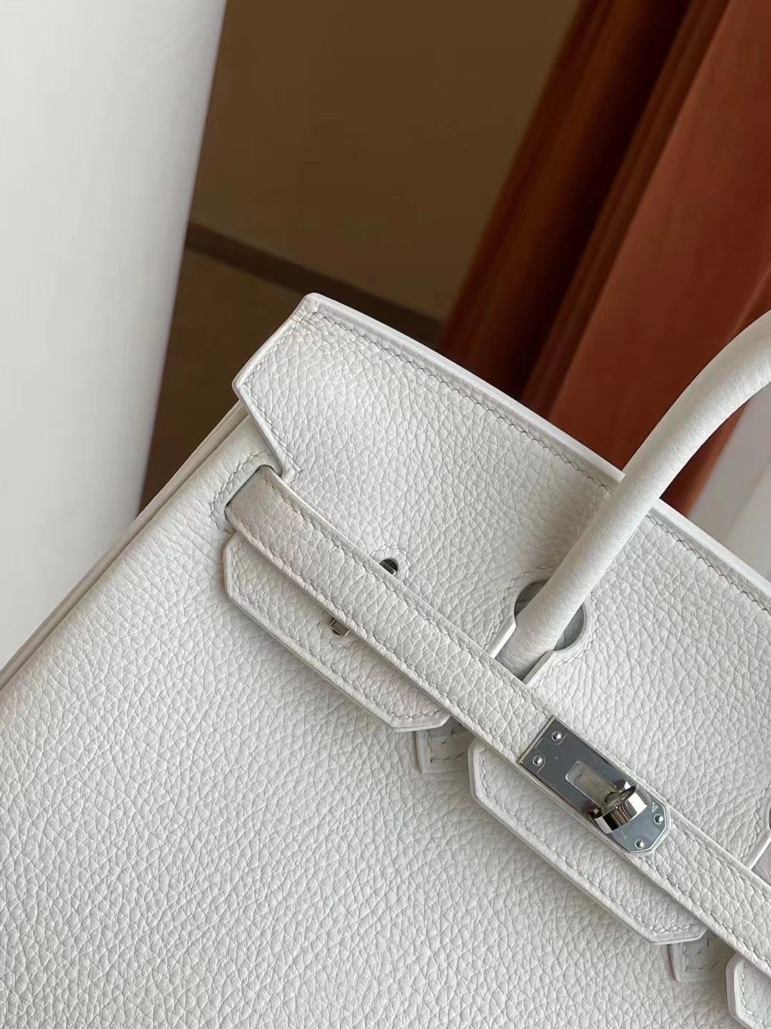 愛馬仕鉑金包圖片 Hermes Birkin 25cm Togo 01 Blanc 白色 銀扣