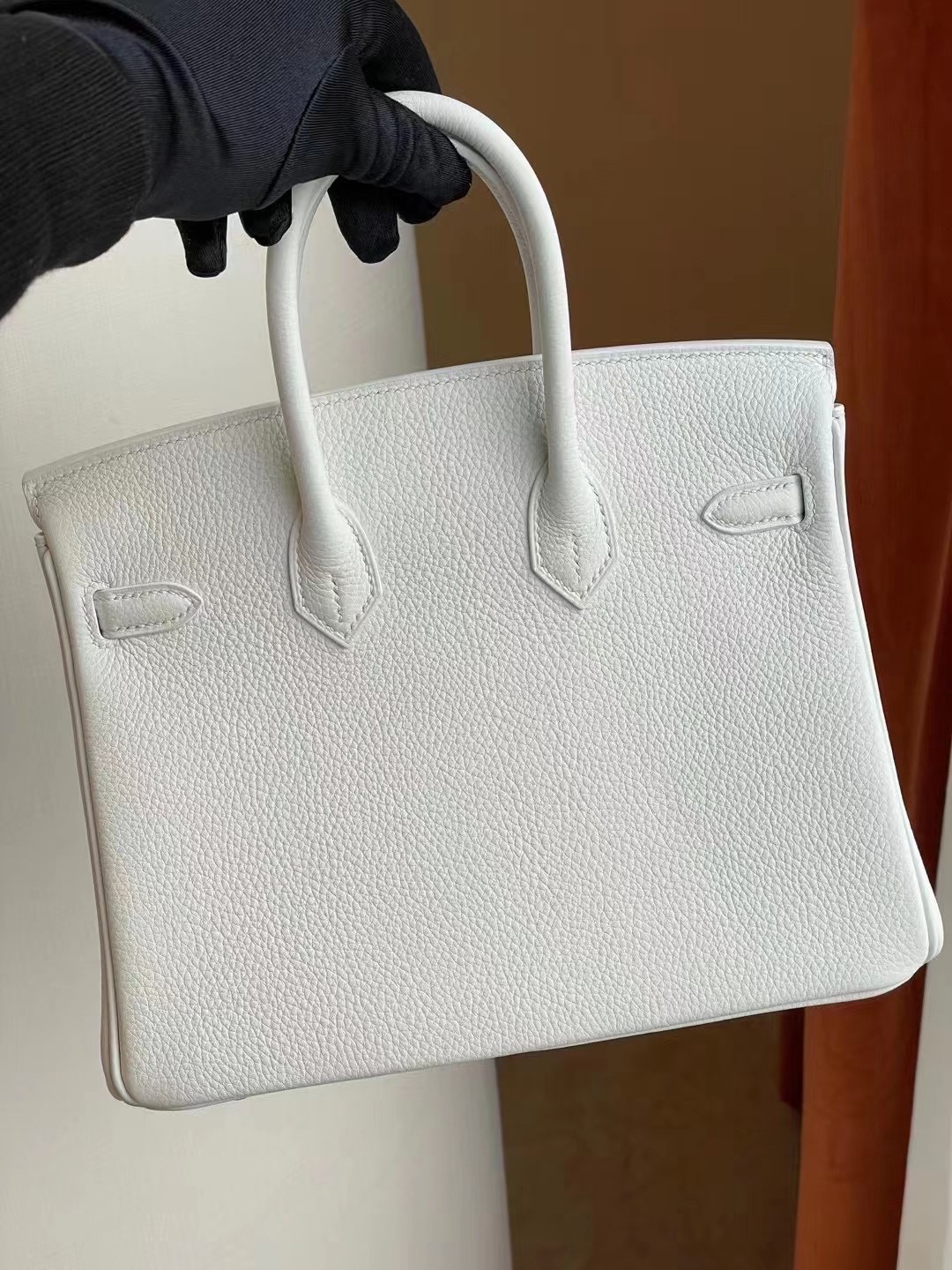 愛馬仕鉑金包圖片 Hermes Birkin 25cm Togo 01 Blanc 白色 銀扣