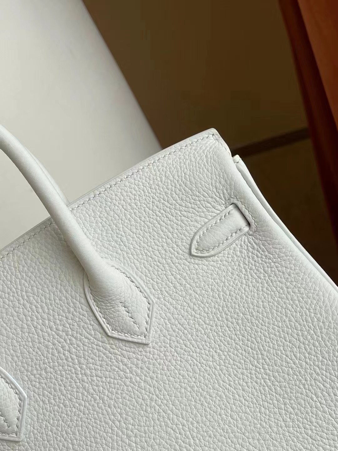 愛馬仕鉑金包圖片 Hermes Birkin 25cm Togo 01 Blanc 白色 銀扣