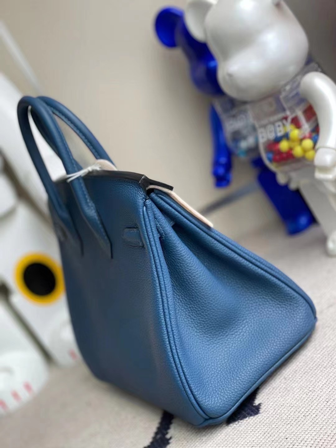 愛馬仕鉑金包基本款價格 Hermes Birkin 25 Togo S4 Deep Blue 深邃藍 銀扣