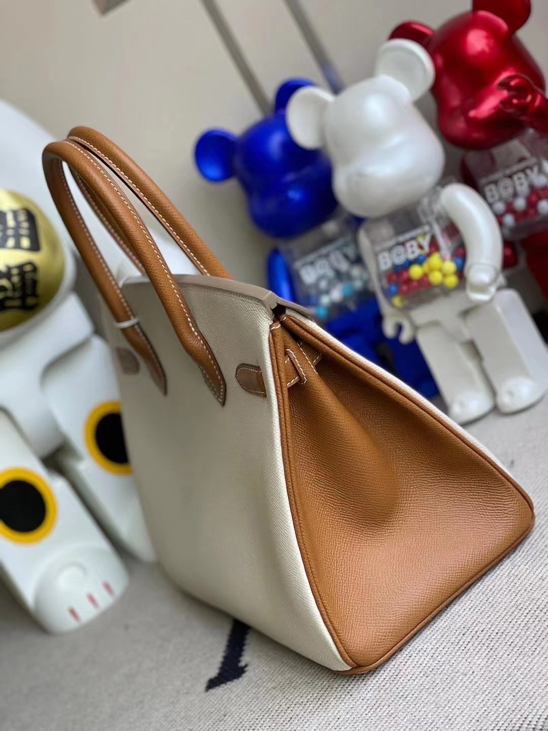 愛馬仕2021年新刻印Z刻 Hermes Birkin 30cm Hss Epsom 10 Craie 37 Gold