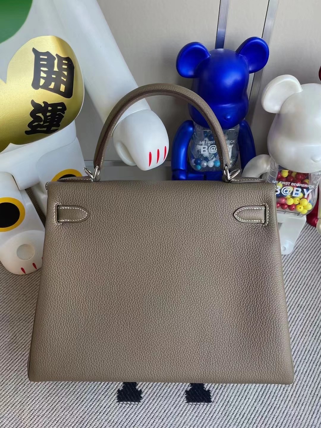 Saudi Arabia Hermes Kelly 28cm CK18 Etoupe 大象灰 Togo 小牛皮