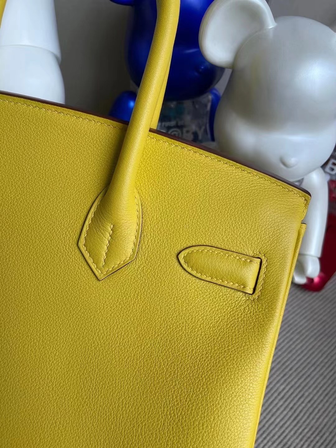 Malaysia Hermes Birkin 30cm Evercolor 9O jaune de naples 那不勒斯黃 金扣