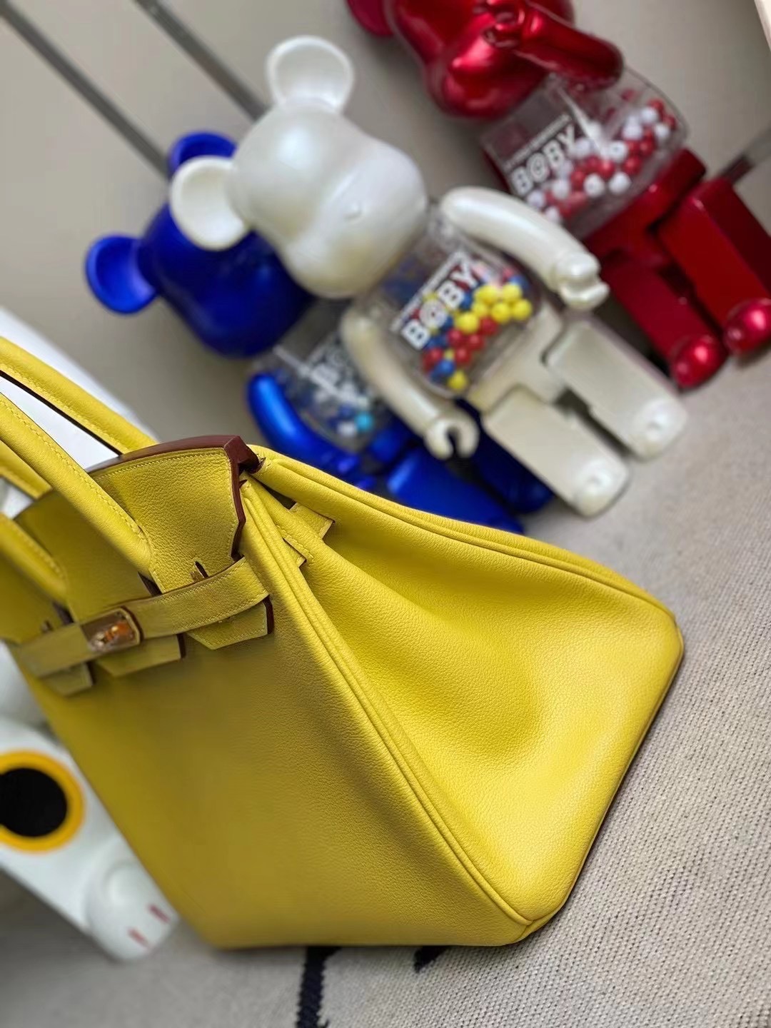 Malaysia Hermes Birkin 30cm Evercolor 9O jaune de naples 那不勒斯黃 金扣