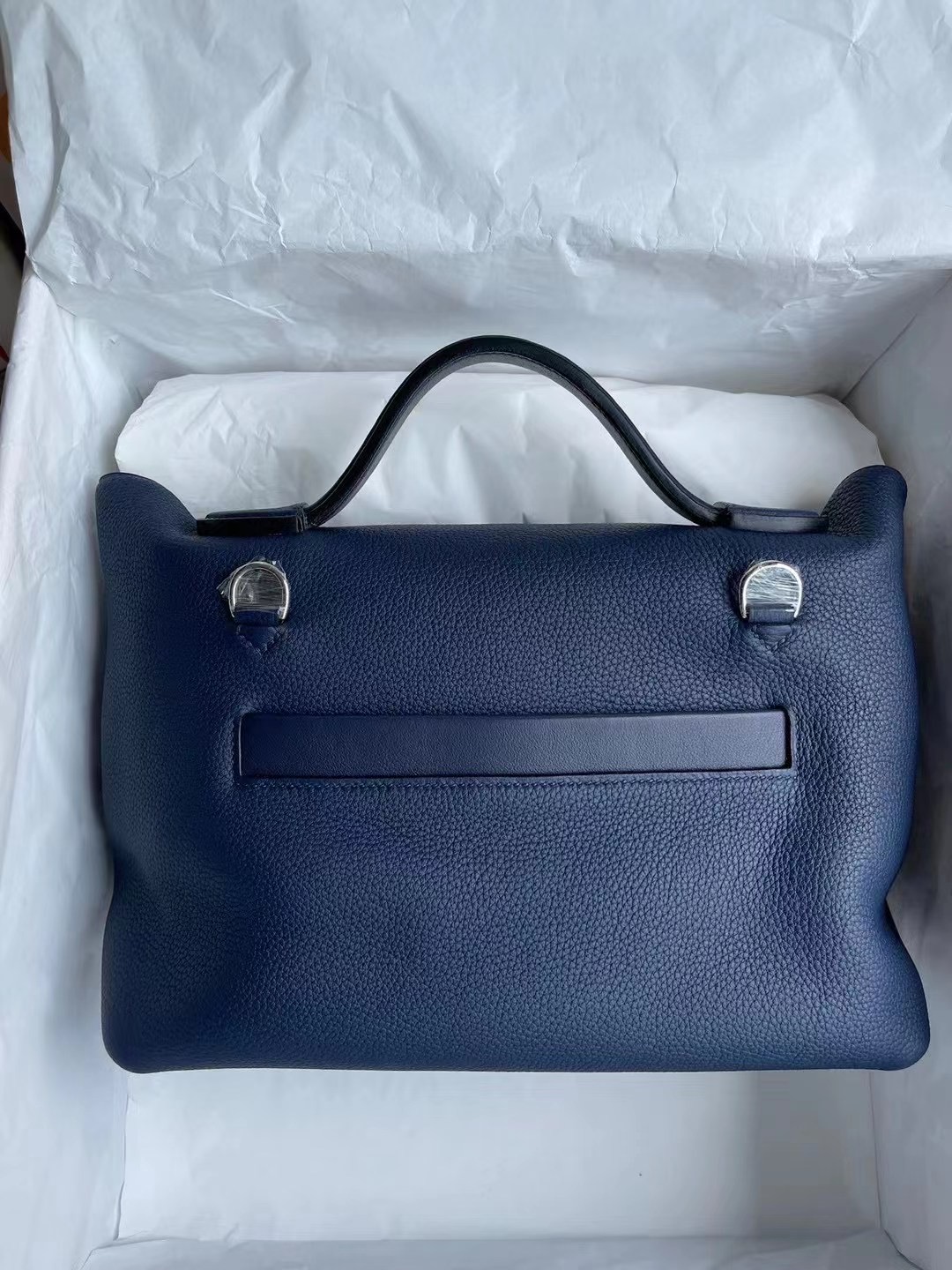 Saudi Arabia Hermes Kelly 24/24 29cm S4 Deep Blue 深邃藍 銀扣