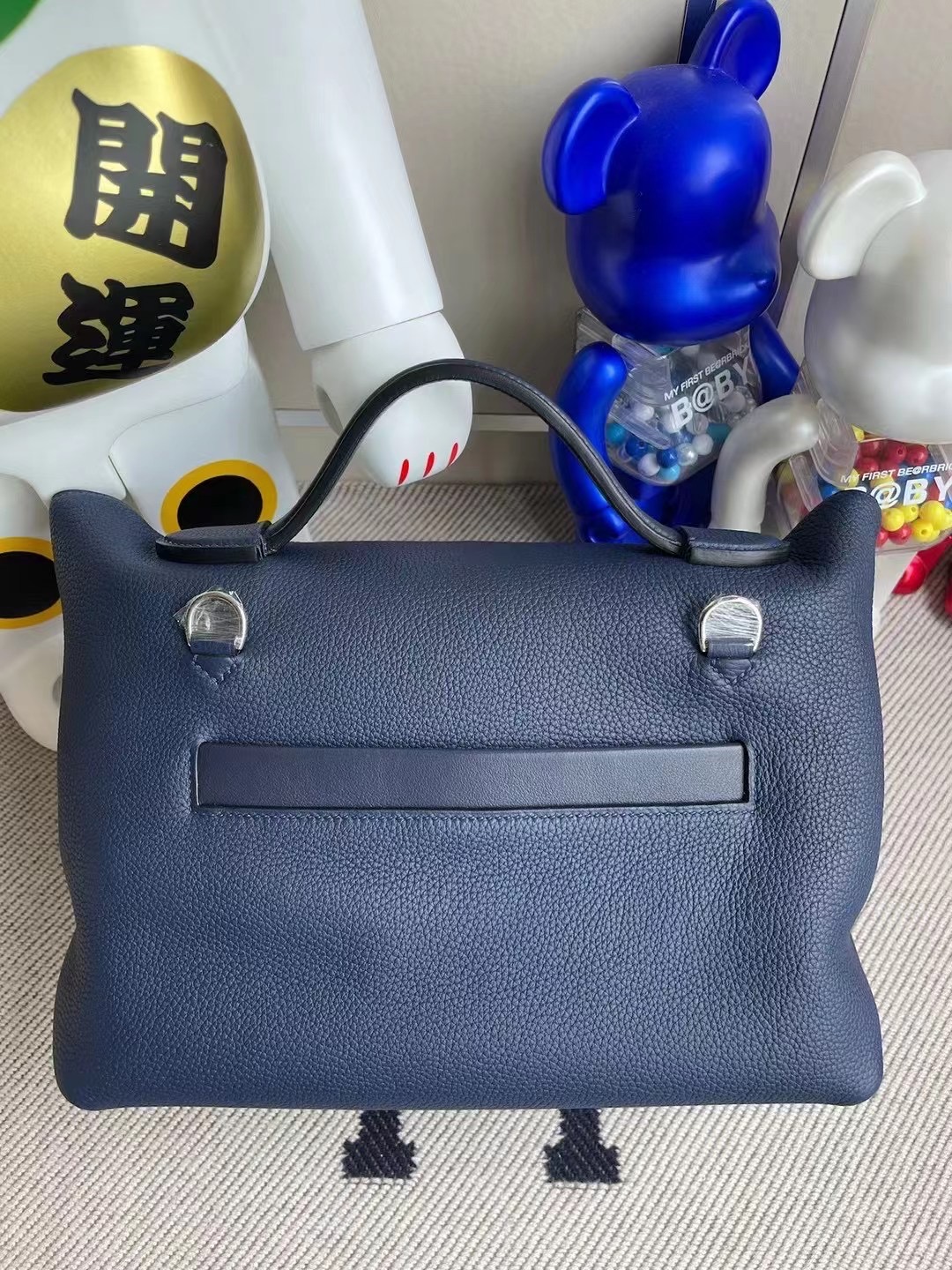 Saudi Arabia Hermes Kelly 24/24 29cm S4 Deep Blue 深邃藍 銀扣