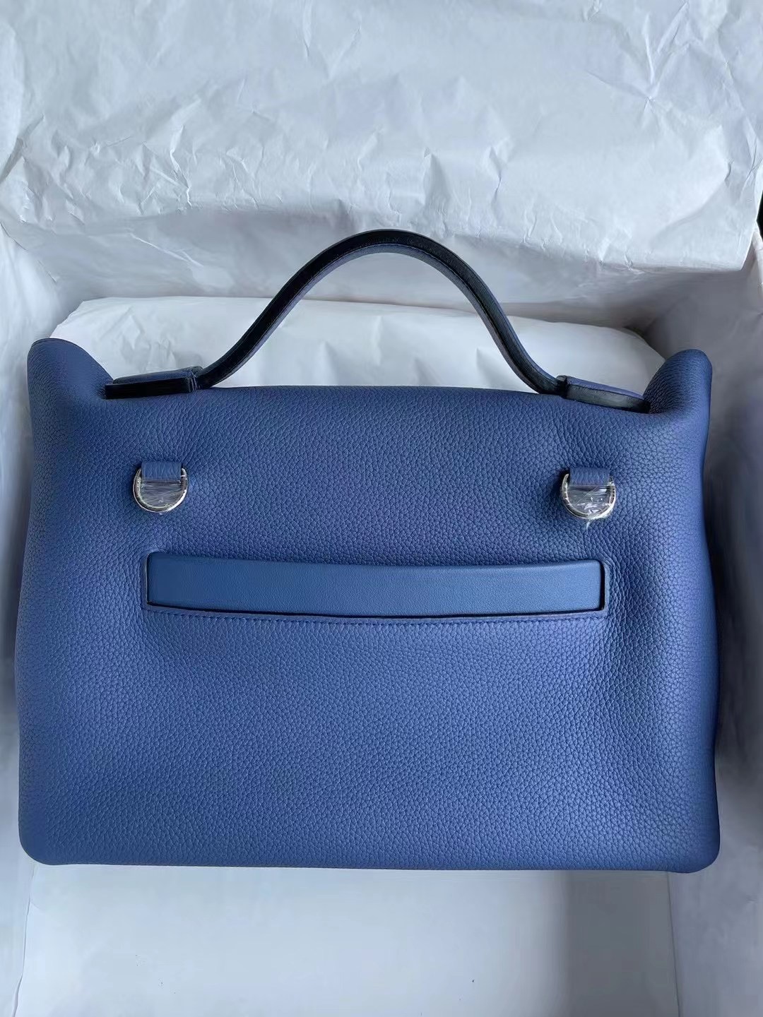 Taiwan Hermes Kelly 24/24 R2 Blue agate 瑪瑙藍 全手工蜜蠟線縫製