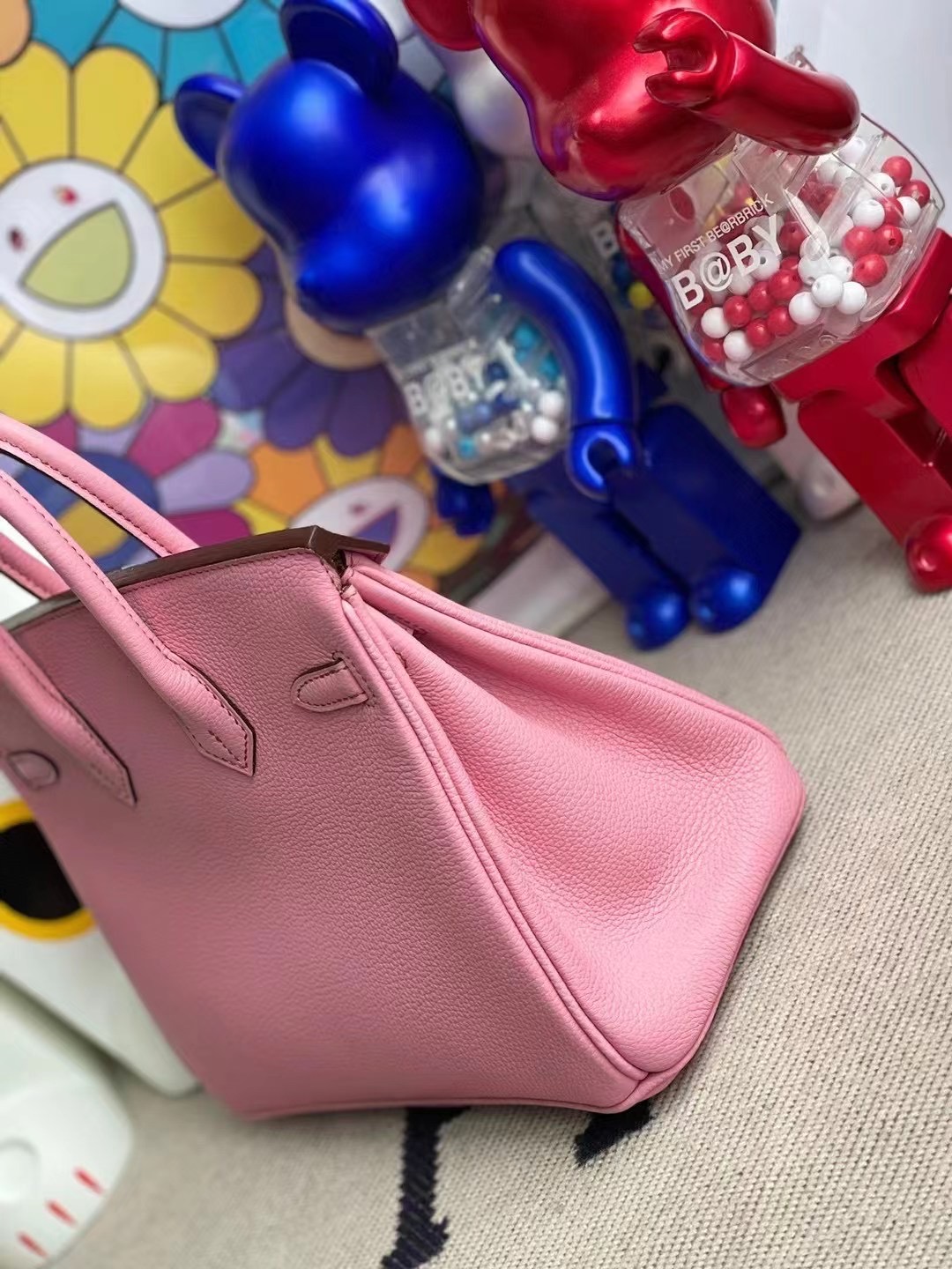 Hong Kong Hermes Birkin 25cm Togo 5P pink 櫻花粉 金扣