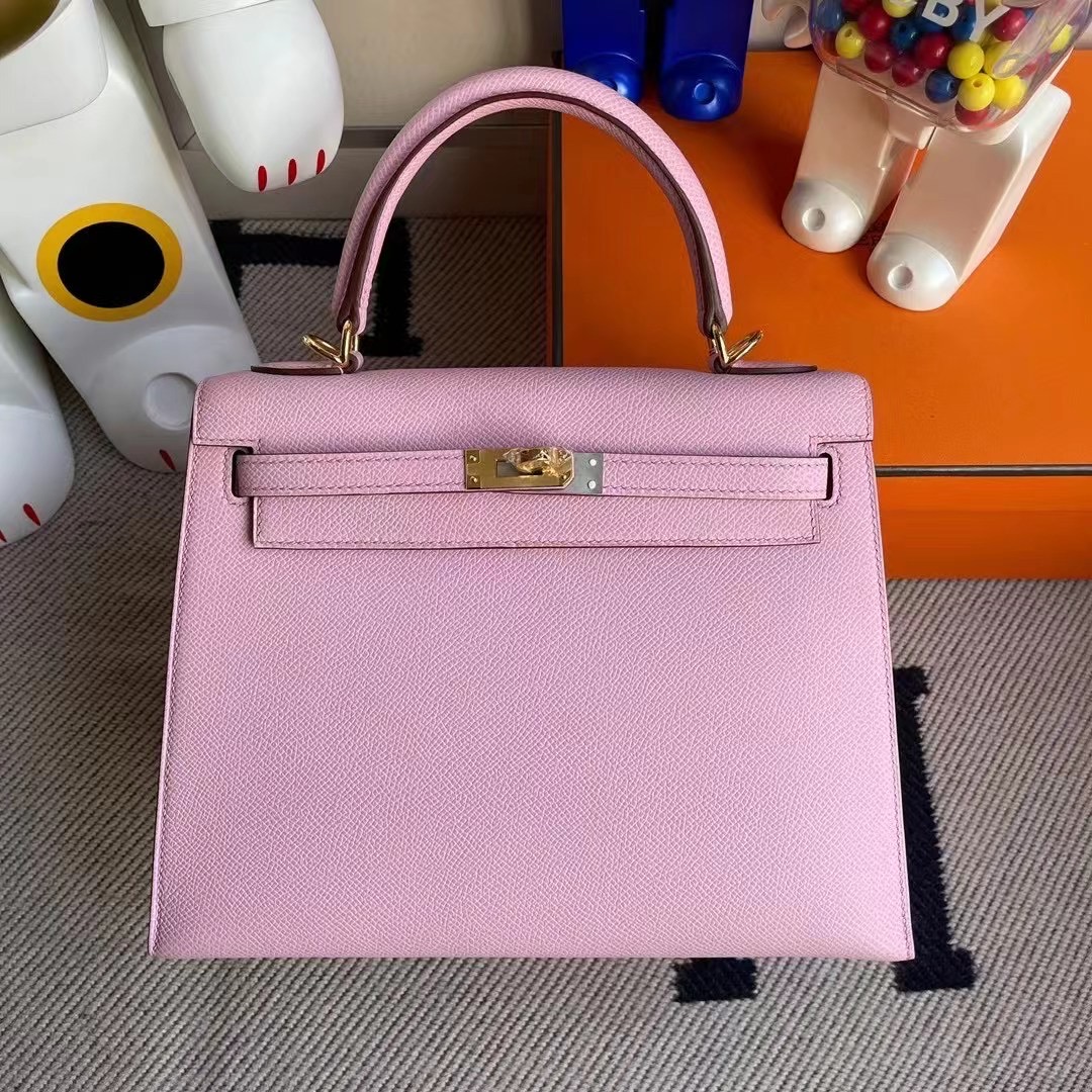 澳門愛馬仕需要配貨嗎 Hermes Kelly 25cm 1K 竹子綠 X9 錦葵紫 10 奶昔白