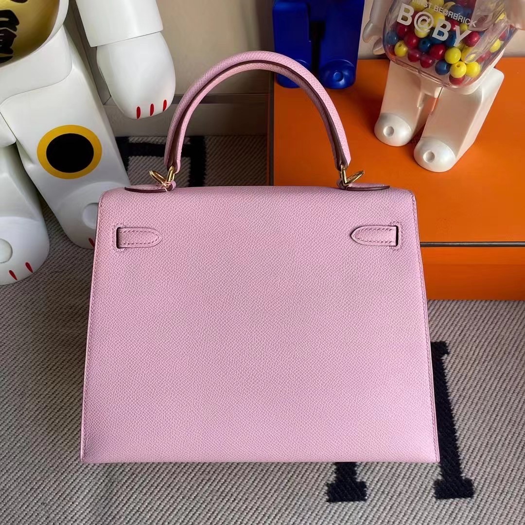 澳門愛馬仕需要配貨嗎 Hermes Kelly 25cm 1K 竹子綠 X9 錦葵紫 10 奶昔白