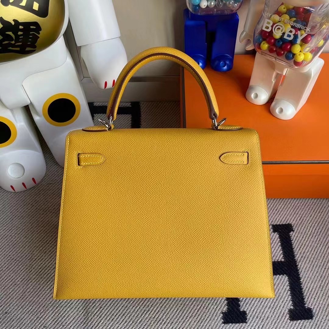 Macao Hermes Kelly 25cm Z6 Malachite 孔雀綠 9D 琥珀黃 U1 維羅納綠