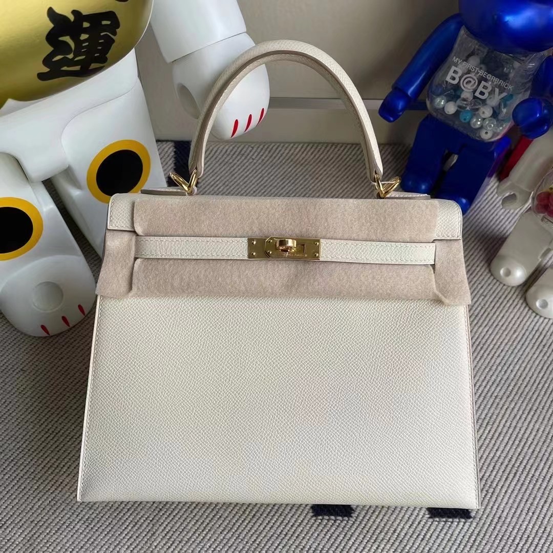 澳門愛馬仕需要配貨嗎 Hermes Kelly 25cm 1K 竹子綠 X9 錦葵紫 10 奶昔白