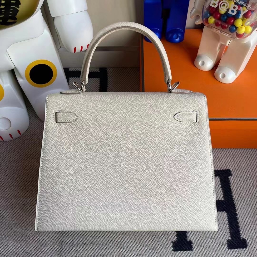 澳門愛馬仕需要配貨嗎 Hermes Kelly 25cm 1K 竹子綠 X9 錦葵紫 10 奶昔白