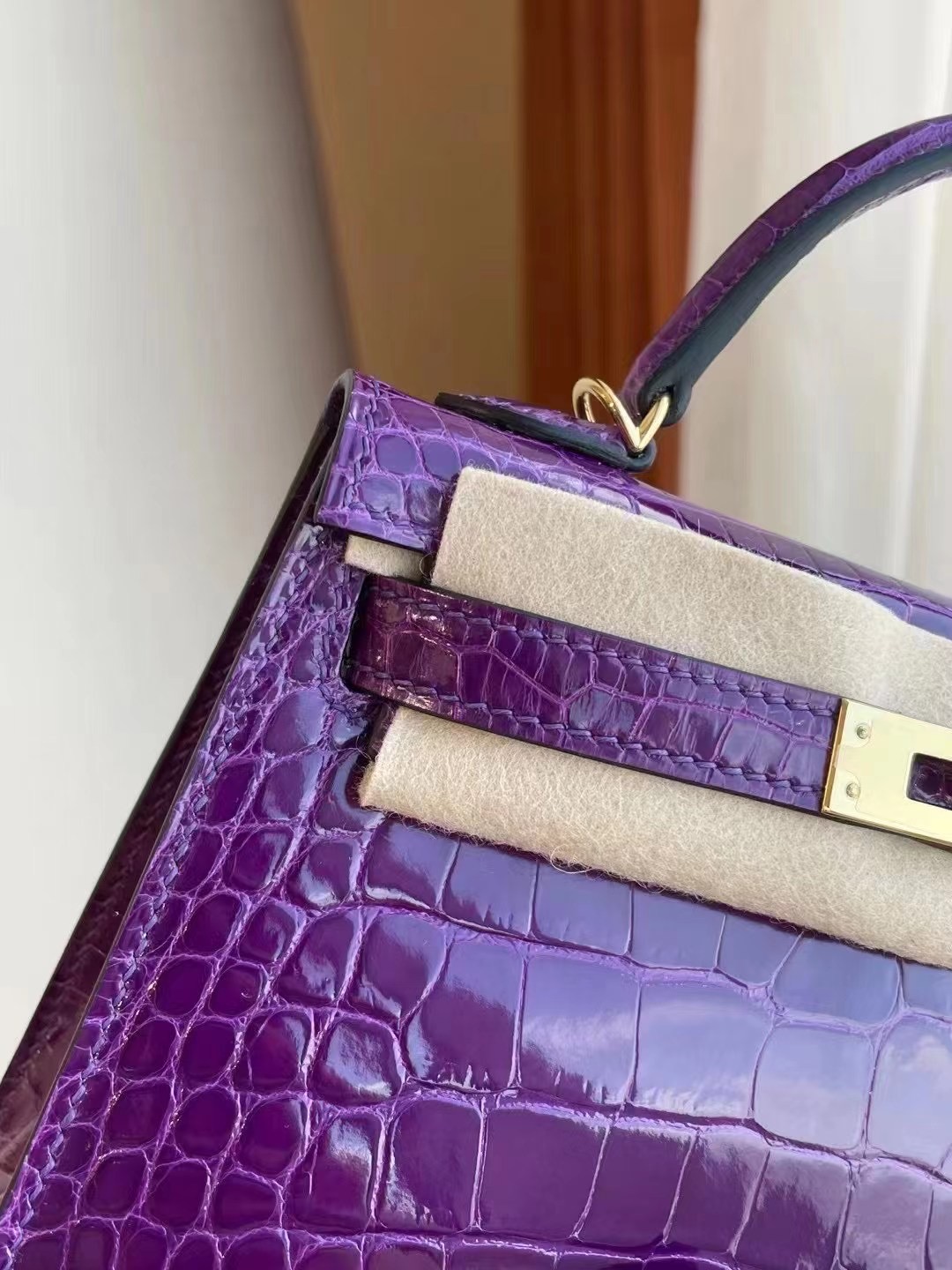 Hong Kong Hermes Kelly Mini II 2代 9G Amethyste 水晶紫 美洲鱷魚