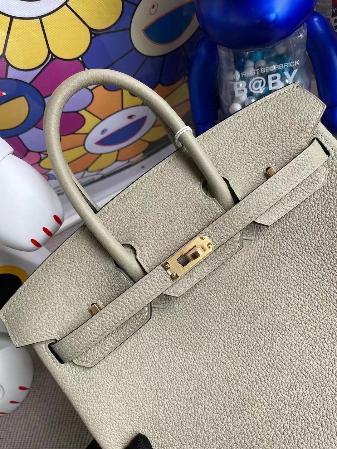 Hong Kong South Hermes Birkin 25cm Q1 Sauge 鼠尾草綠 全手工蜜蠟線縫製 金扣