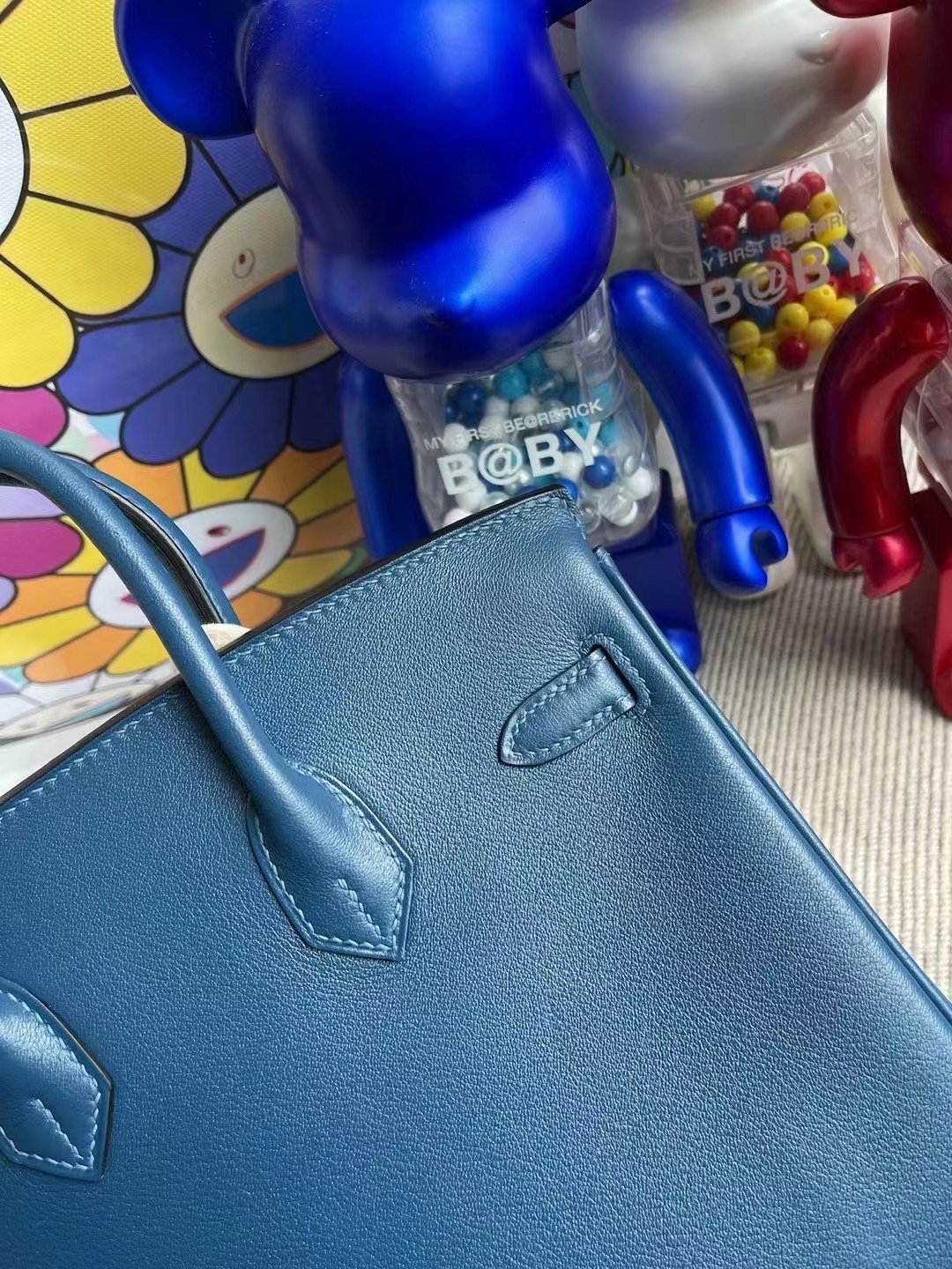 香港南區深水灣 愛馬仕鉑金包 Hermes Birkin 25 Swift S4 Deep Blue 深邃藍