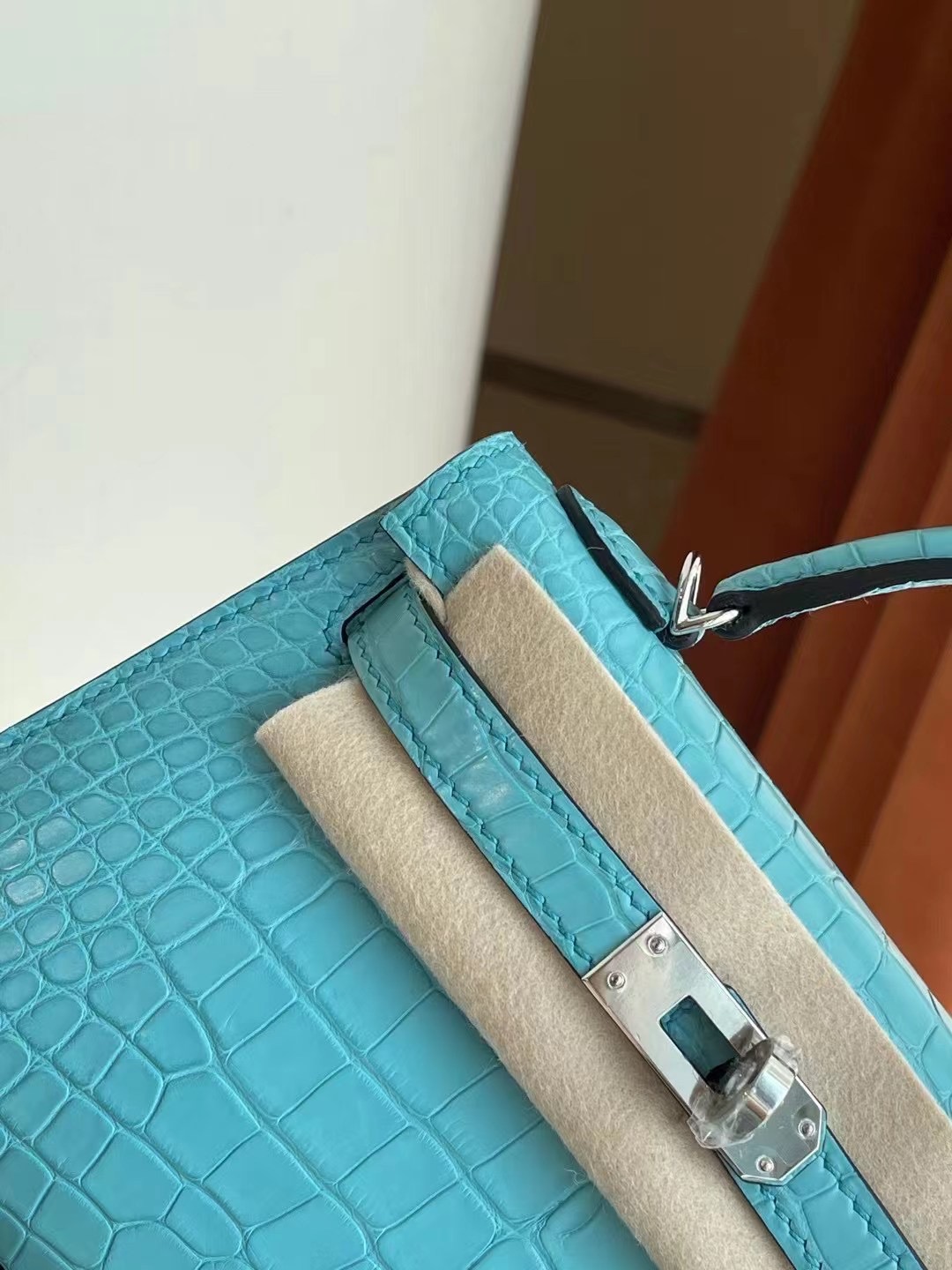 香港灣仔區香港會議展覽中心 Hermes kelly Mini II 2代 Matte Alligator Crocodile 美洲鱷