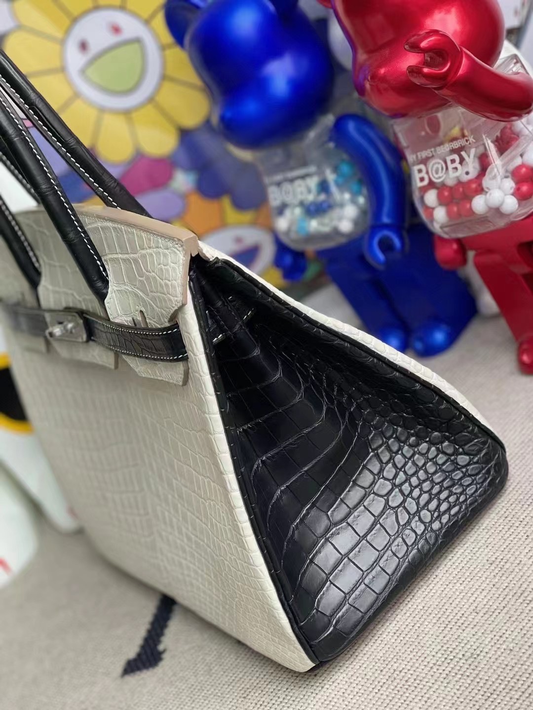 香港北區粉嶺 愛馬仕 Z刻 Hermes Birkin 30cm 8L Beton 89 Noir黑色 澳洲灣鱷