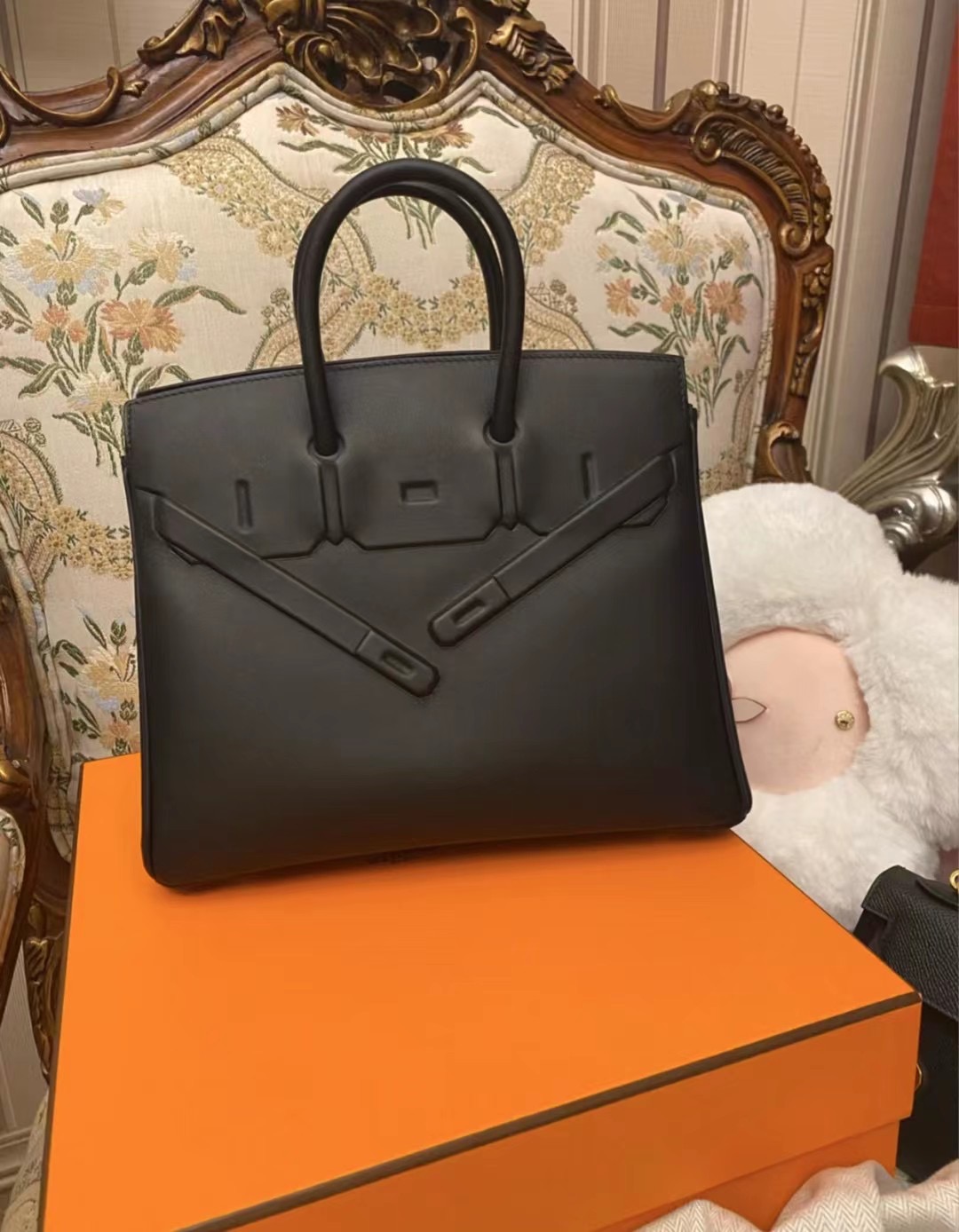 Australia Hermes Birkin Shadow 25cm 幻影 89 Noir 黑色 Swift leather