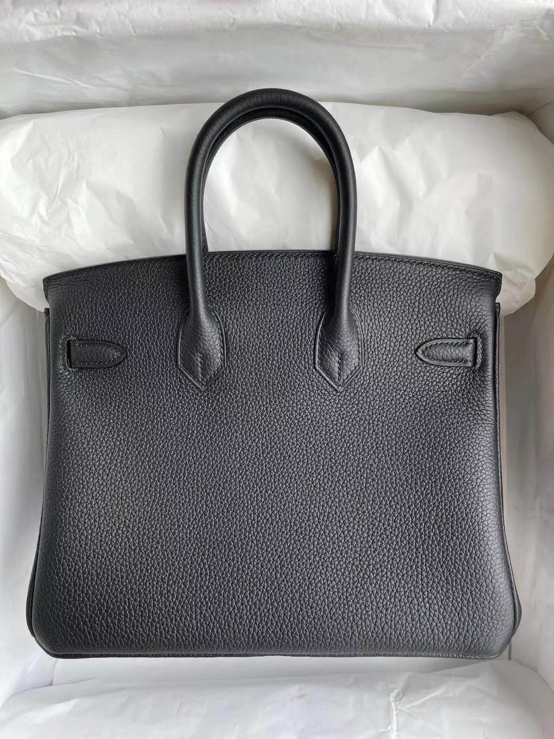 Britain Hermes Birkin 25cm CC89 Noir 黑色 Togo 皮 全手工蜜蠟線縫製