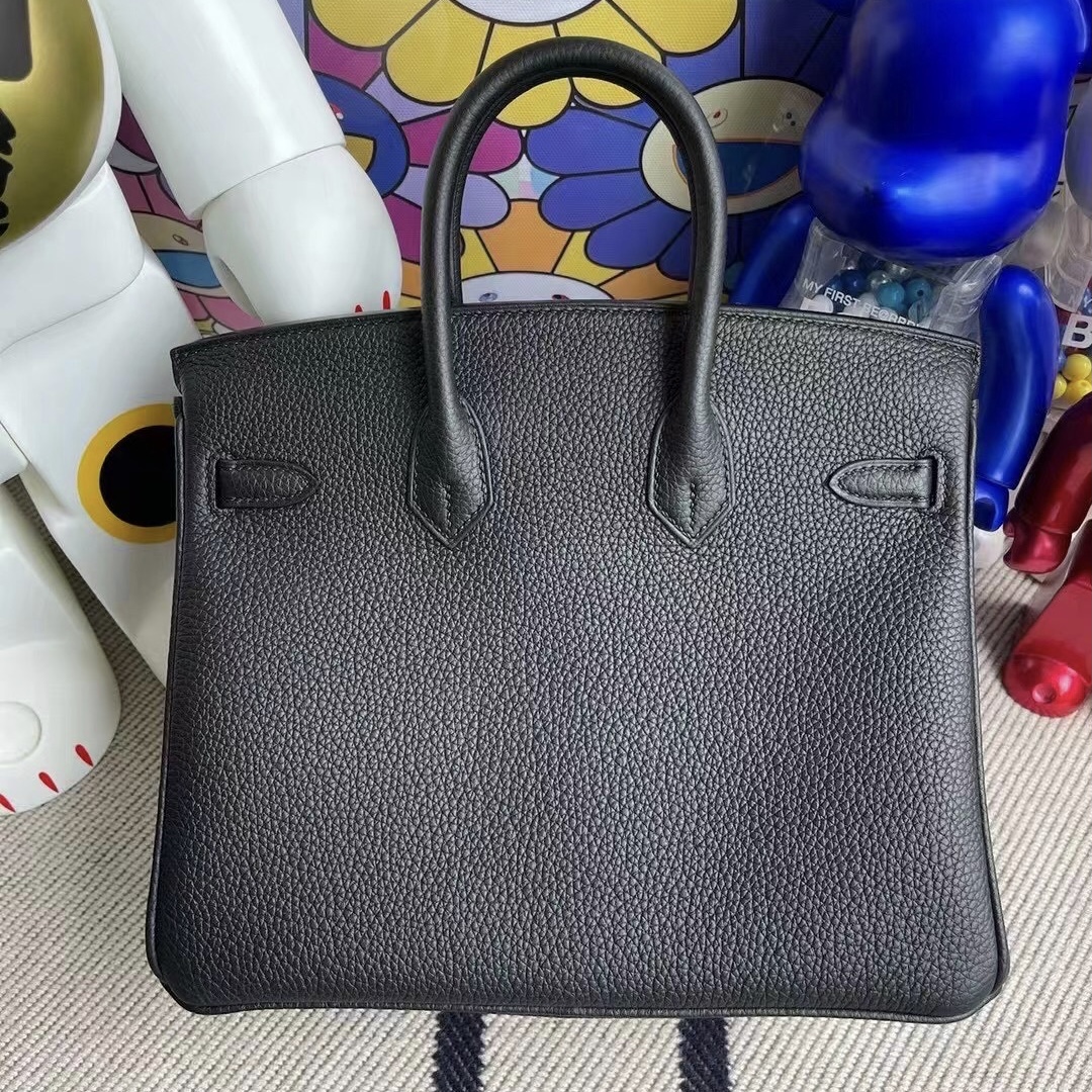 Qatar Doha Hermes Birkin 25 CC89 Noir 黑色 Togo 皮 全手工蜜蠟線縫製