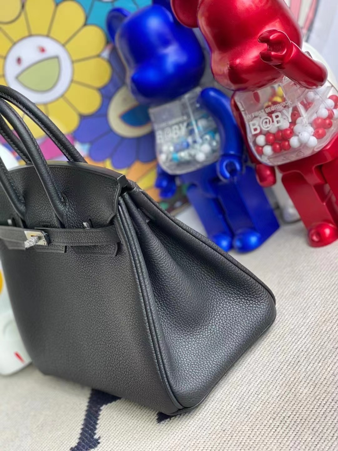 Qatar Doha Hermes Birkin 25 CC89 Noir 黑色 Togo 皮 全手工蜜蠟線縫製