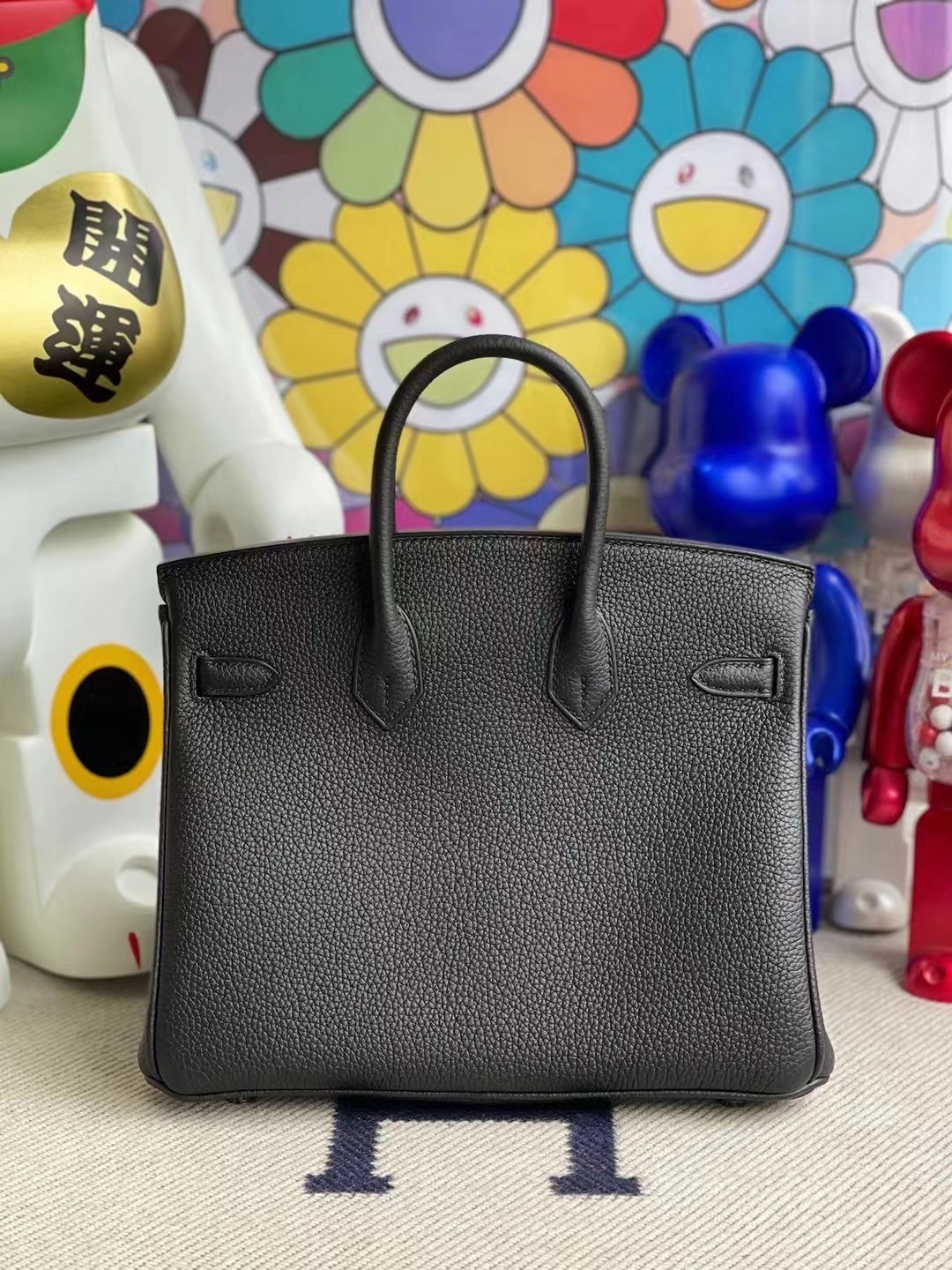 Qatar Doha Hermes Birkin 25 CC89 Noir 黑色 Togo 皮 全手工蜜蠟線縫製