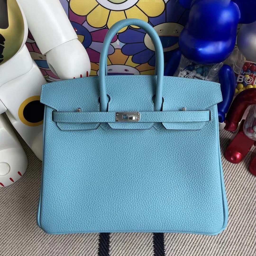 Hermes Birkin 25cm P3 Blue de nord 北方藍 Togo 全手工蜜蠟線縫製