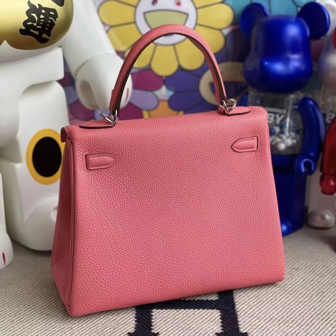 United Arab Emirates Dhabi Hermes kelly 25cm U5 Rose Lipstick 唇膏粉 Togo