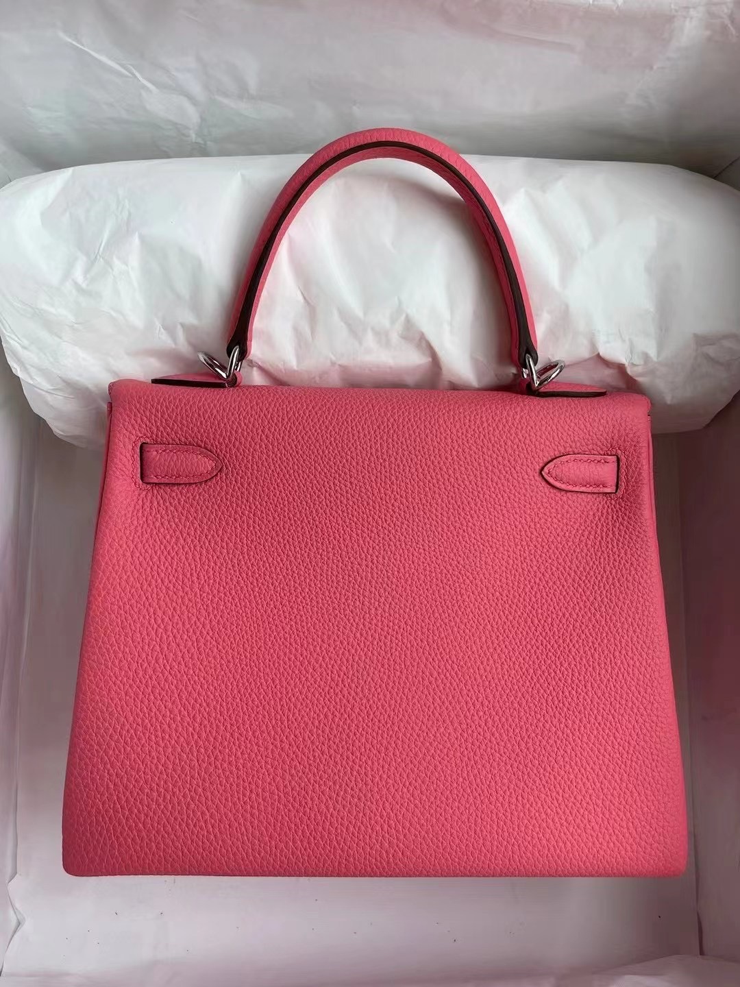 United Arab Emirates Dhabi Hermes kelly 25cm U5 Rose Lipstick 唇膏粉 Togo