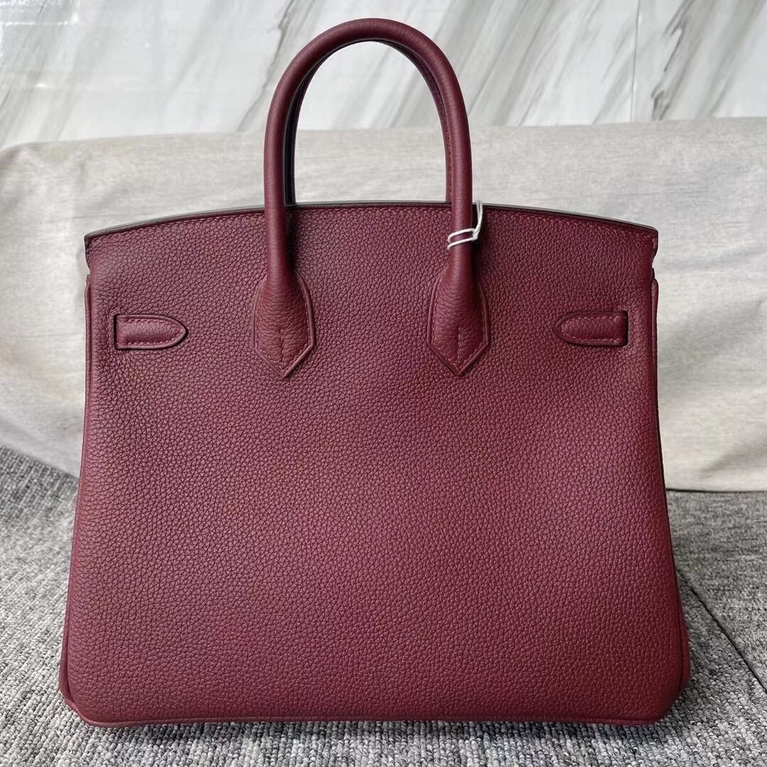 Australia Hermes Birkin 25cm 55 Rouge H 愛馬仕紅 Togo  銀扣