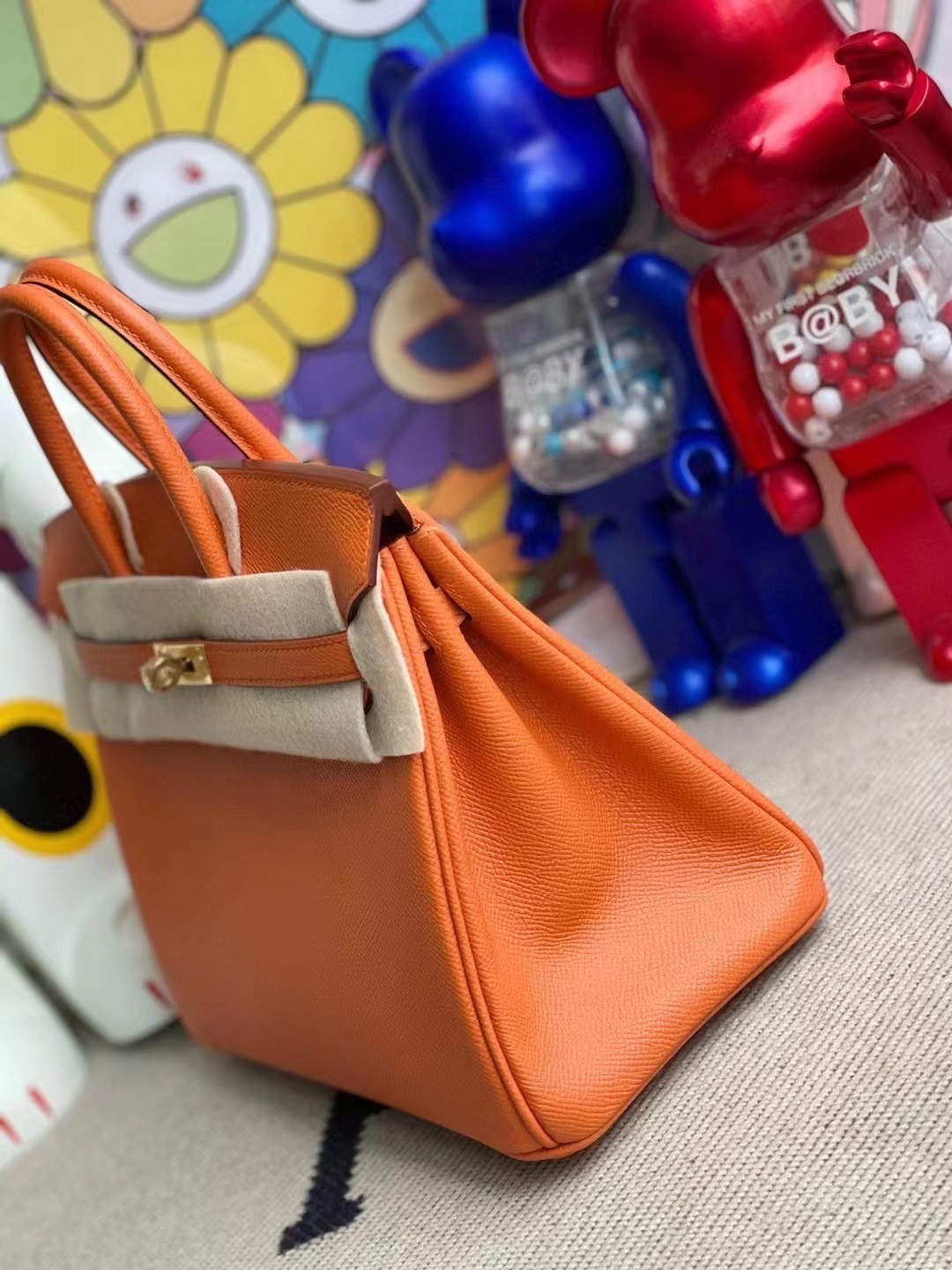 愛馬仕鉑金包 Saudi Arabia Hermes Birkin 25 Epsom 93 Orange 橙色