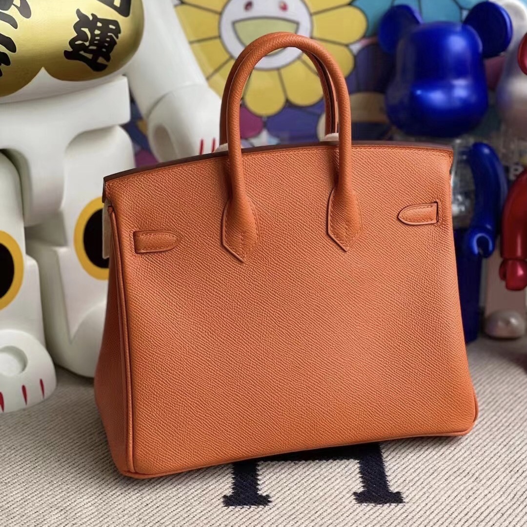 愛馬仕鉑金包 Saudi Arabia Hermes Birkin 25 Epsom 93 Orange 橙色