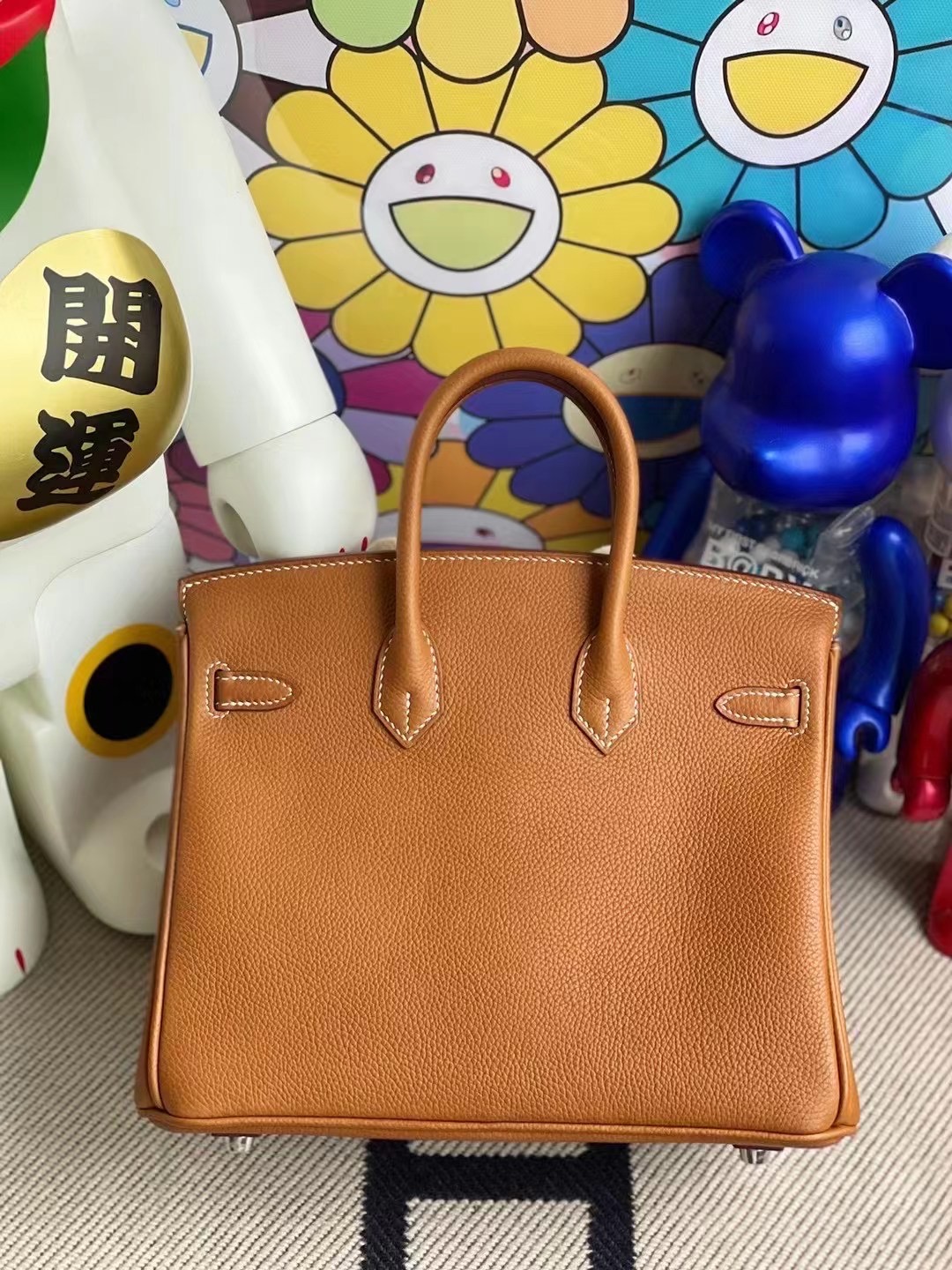 愛馬仕鉑金包 New York USA Hermes Birkin 25 Barenia Faubourg 馬鞍皮 34 Fauve