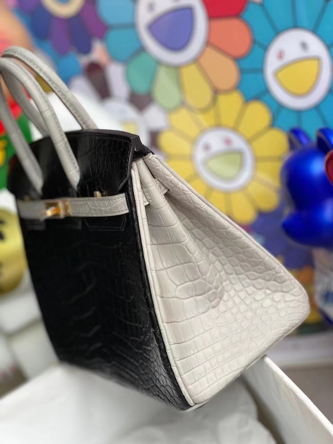 Hermes Birkin 25cm 89 Noir 黑色 80 Gris Perle 珍珠灰 霧面美洲鱷魚