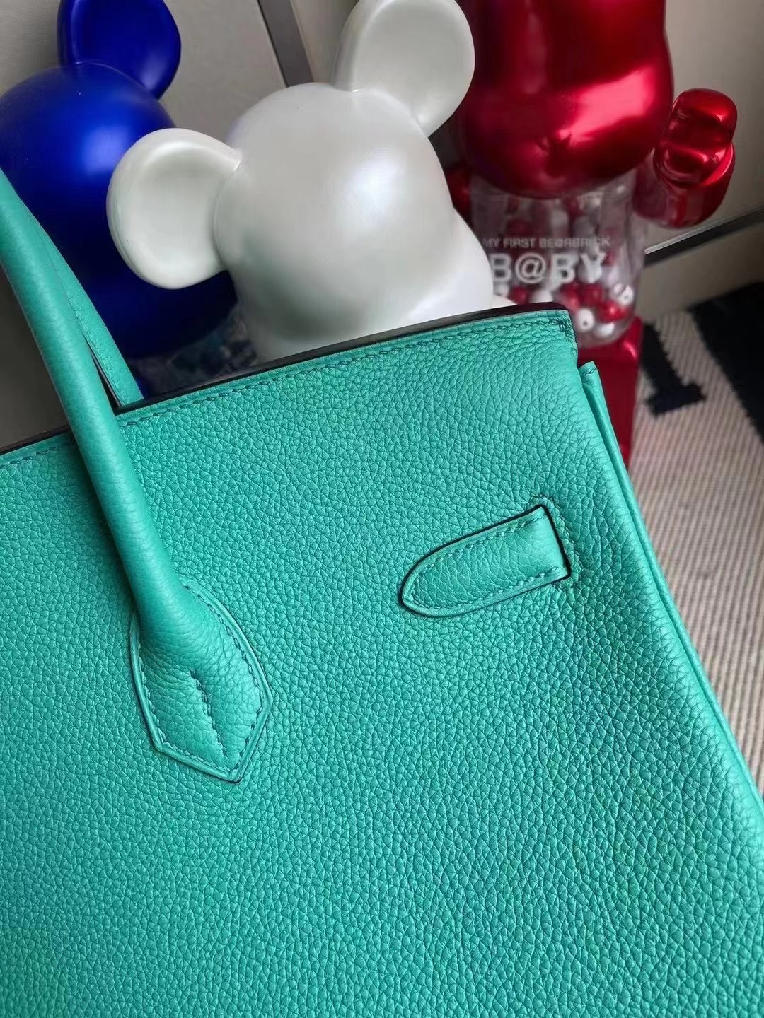 Hermes Birkin 35cm Togo U1 維羅納綠 Vert Verone 銀扣