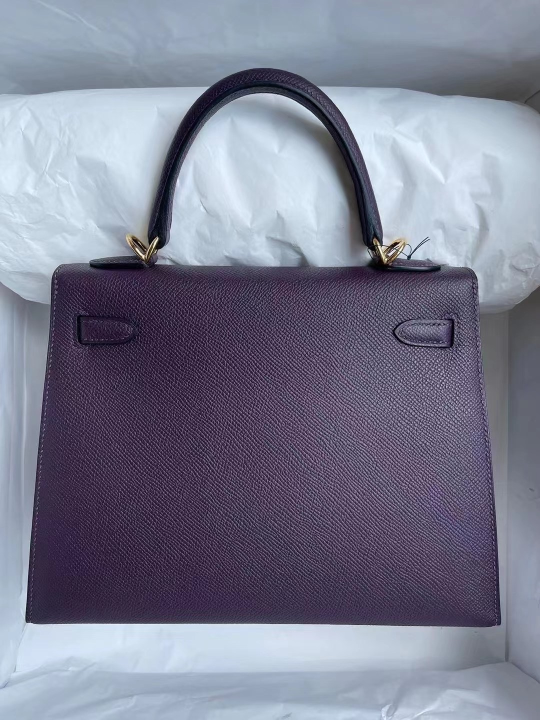 Saudi Arabia Riyadh Hermes Kelly 25cm Epsom 59 Raisin 葡萄紫 金扣