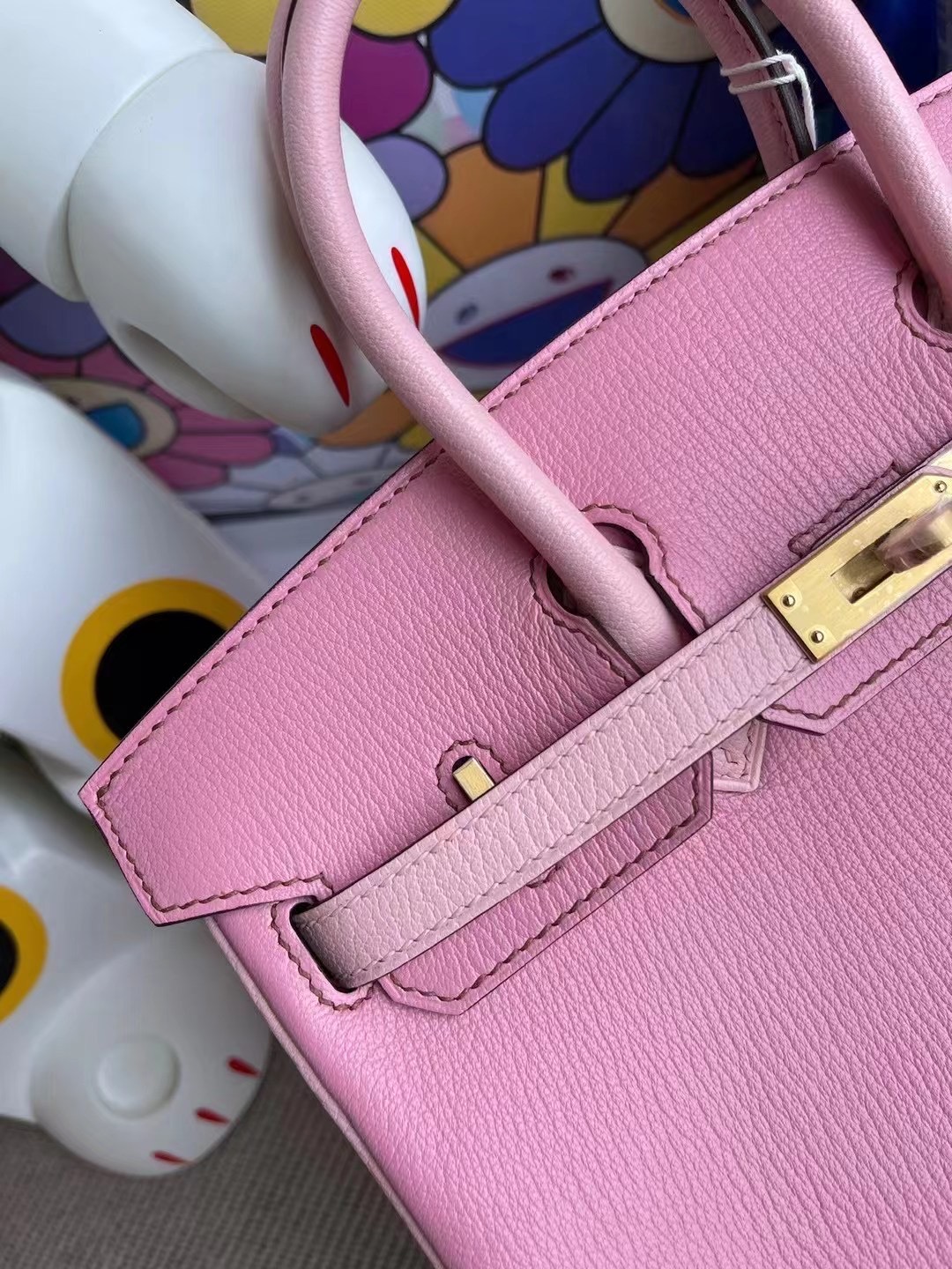 Saudi Arabia Riyadh Hermes Birkin 25 Chevre 5P Pink 3Q Rose Sakura 磨砂金扣