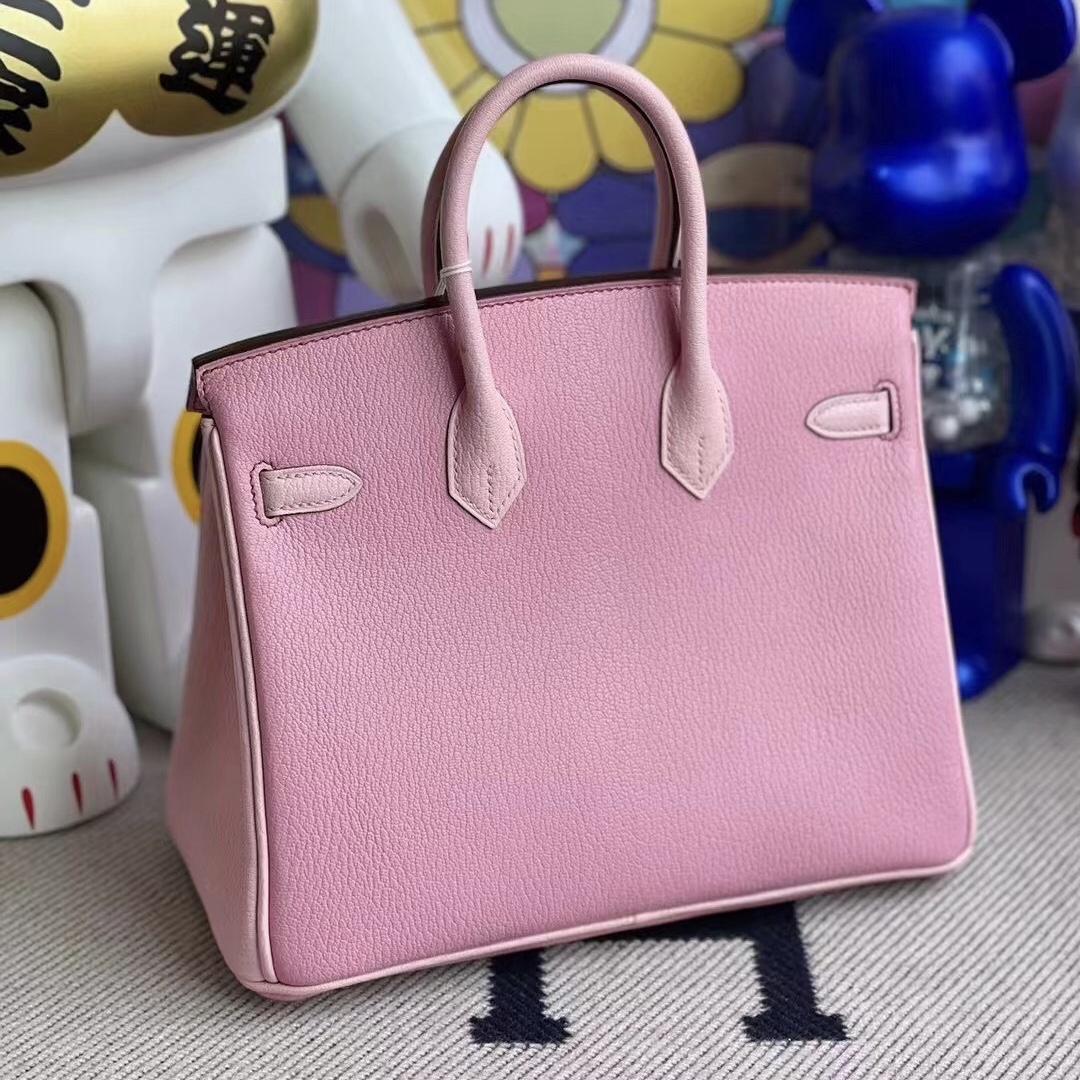 Saudi Arabia Riyadh Hermes Birkin 25 Chevre 5P Pink 3Q Rose Sakura 磨砂金扣