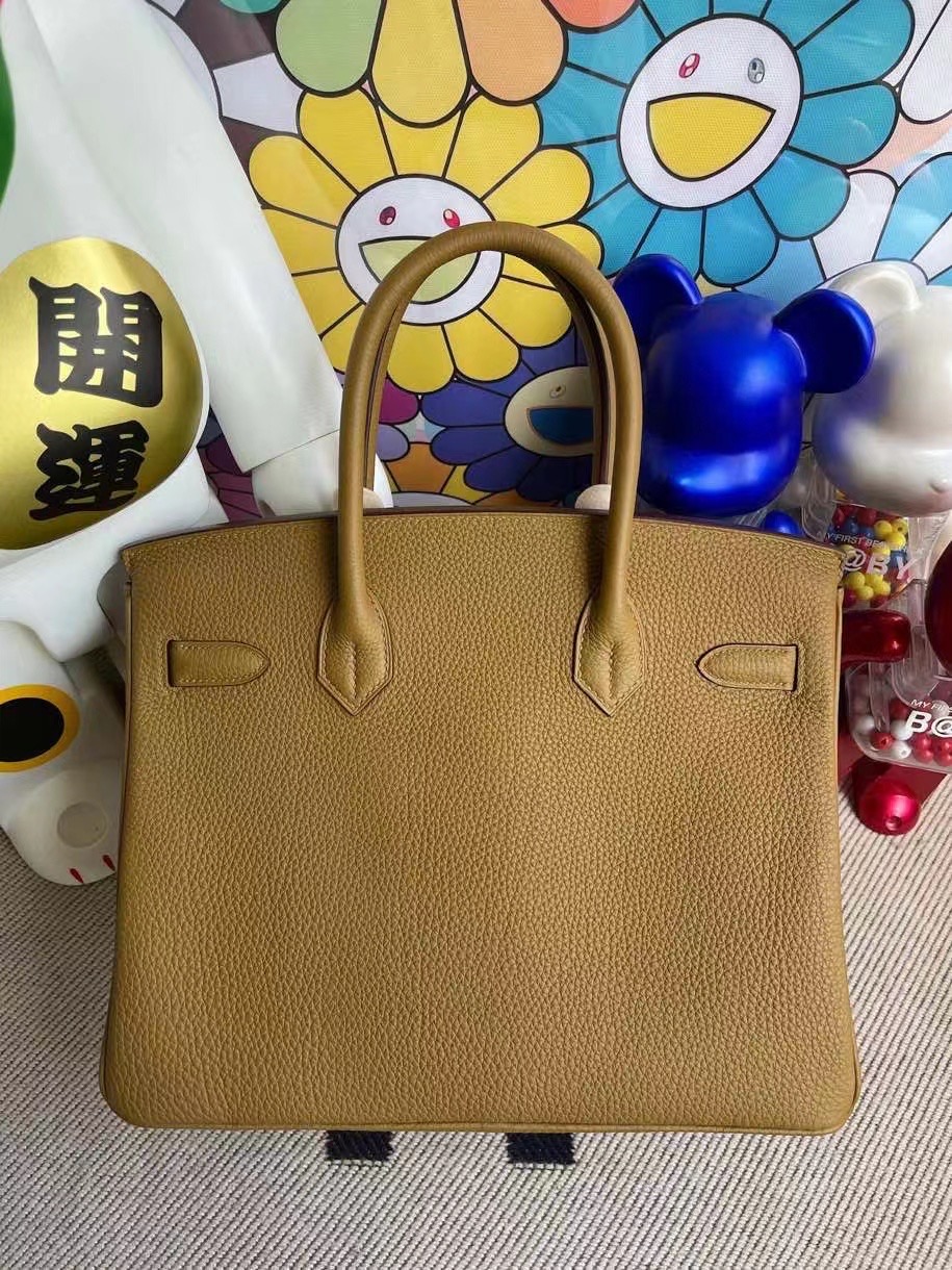 Hermes Birkin 30cm U8 Bronze 金銅色 Togo 小牛皮 金扣 全手工蜜蠟線縫製