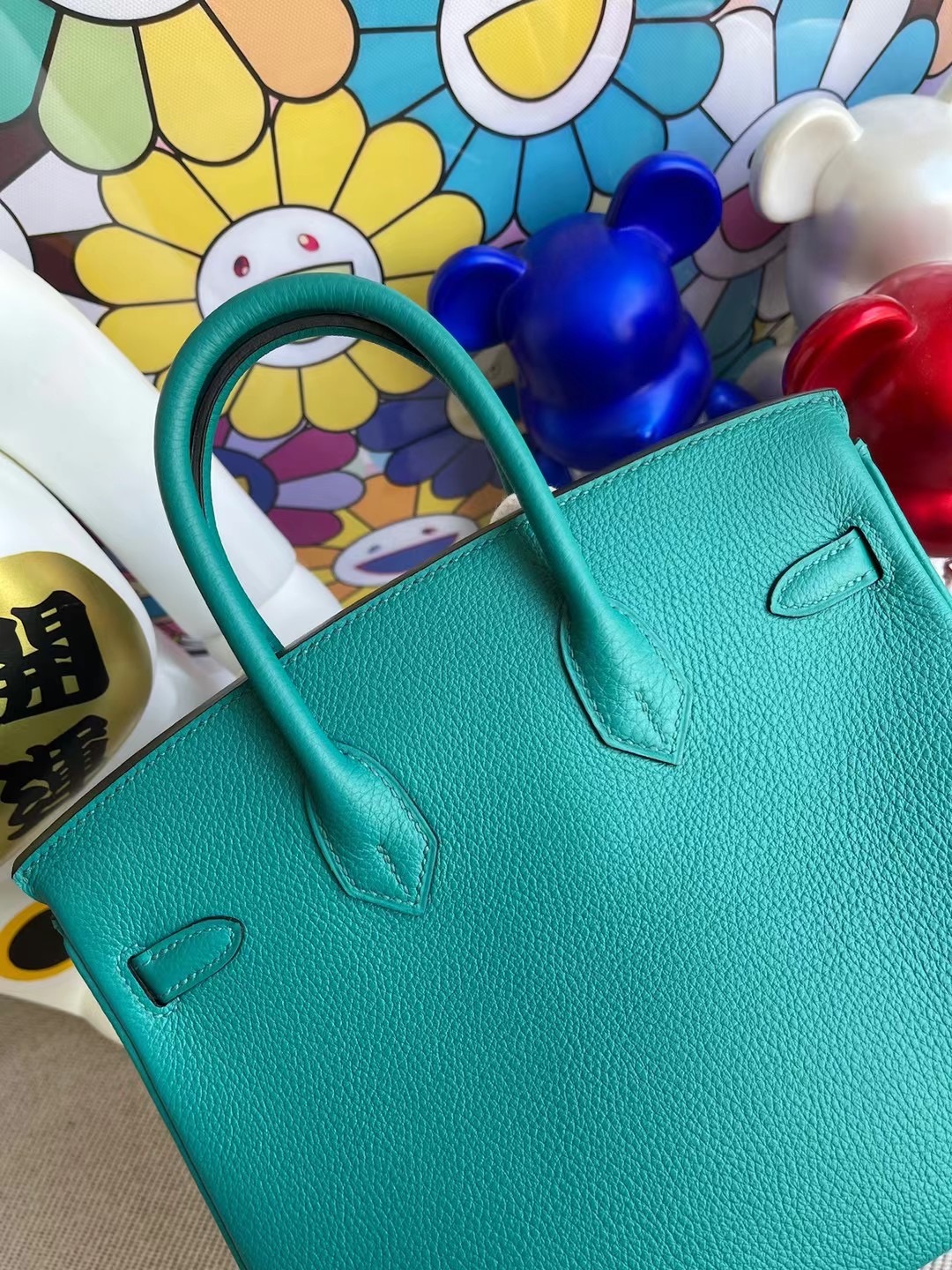 愛馬仕鉑金包多少錢一個 Hermes Birkin 25cm Togo U1 Vert Verone 維羅納綠 金扣