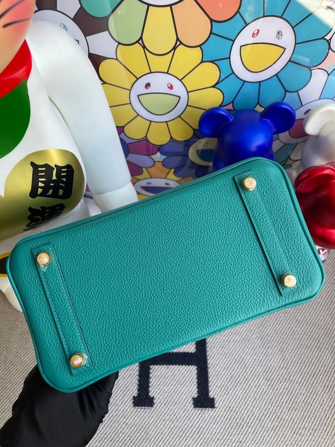 愛馬仕鉑金包多少錢一個 Hermes Birkin 25cm Togo U1 Vert Verone 維羅納綠 金扣