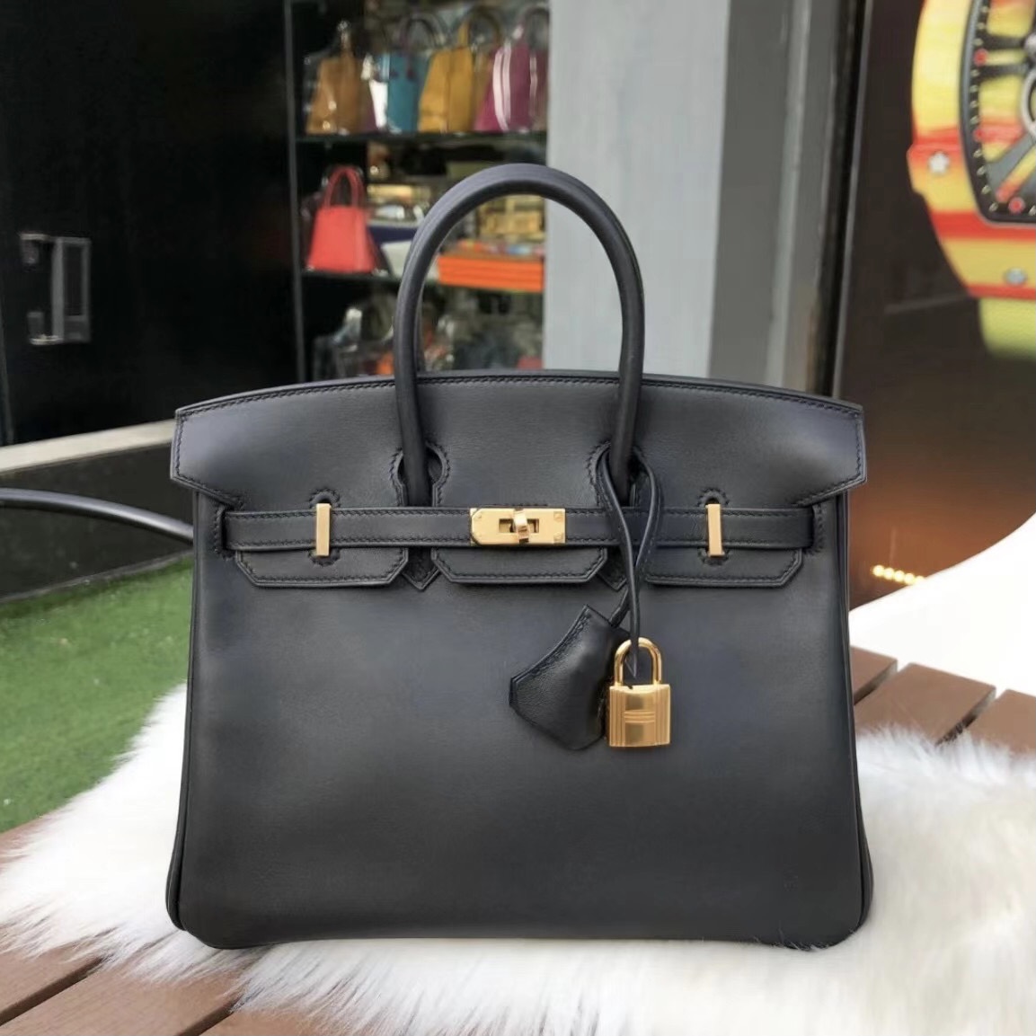 愛馬仕鉑金包價格 Hermes Birkin 25cm 30cm Jonathan Leather 89 Noir 黑色