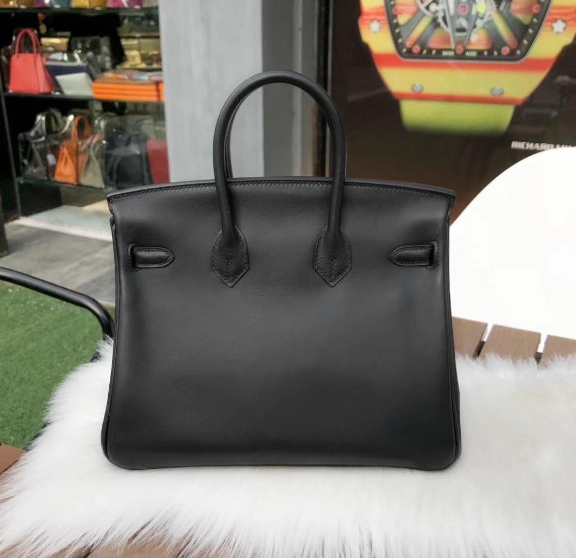 愛馬仕鉑金包價格 Hermes Birkin 25cm 30cm Jonathan Leather 89 Noir 黑色