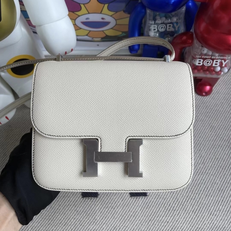 Australia Hermes Constance 19 Epsom 10 Craie Herm s Birkin Kelly Constance Lindy Bag
