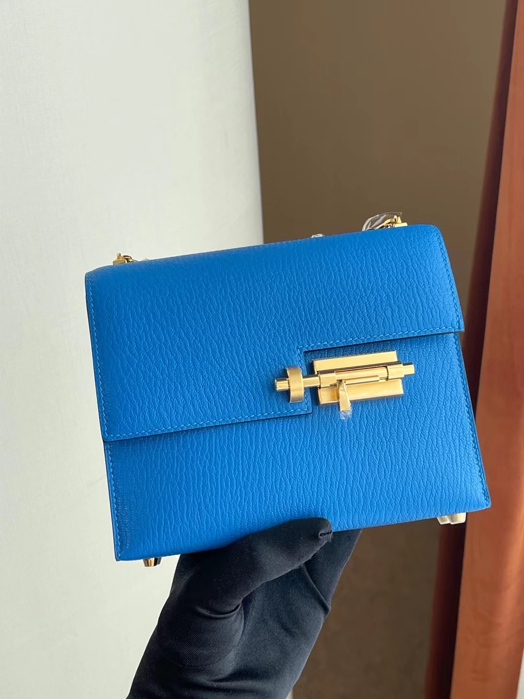 Hermes Verrou Mini 17.5cm Mysore goatskin 山羊皮 全手工蜜蠟線縫製