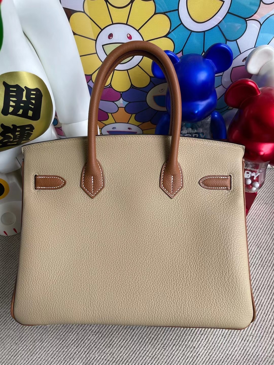 Hermes Birkin 30cm HSS Togo S2 Trench 風衣灰 37 gold 金棕色 金扣