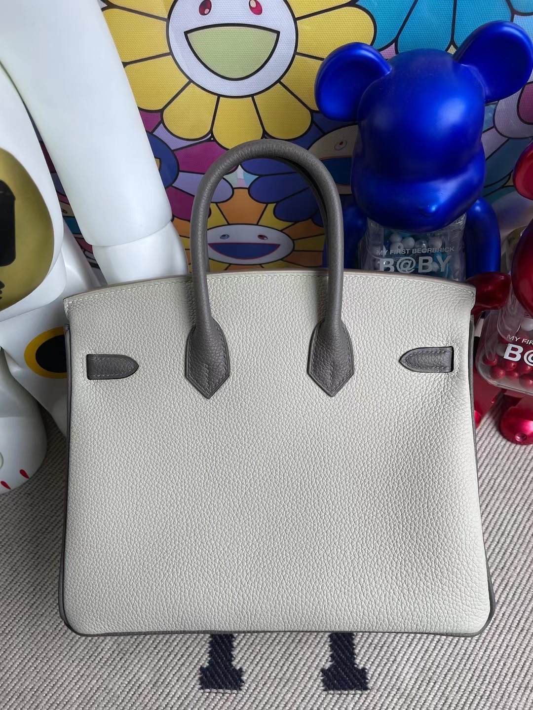 Hermes Birkin 25cm Togo 80 Gris Perle 珍珠灰 /M8 Gris Asphalte 瀝青灰 磨砂金扣